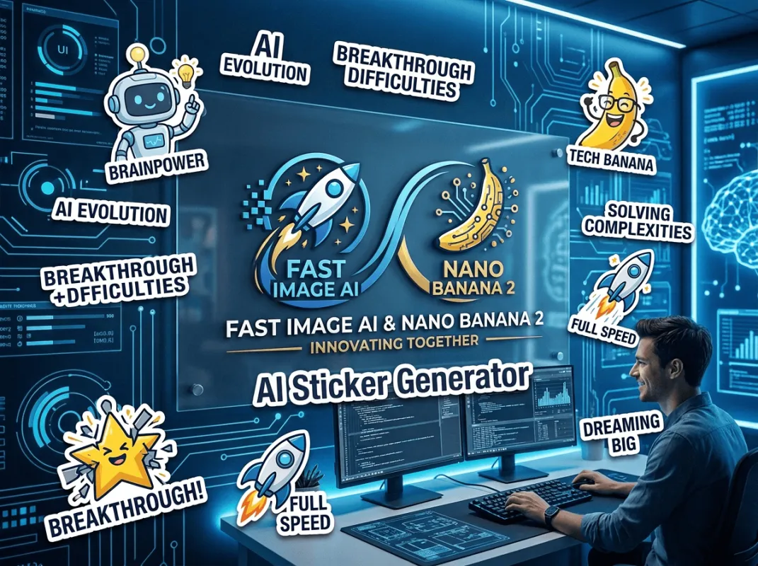 Fast Image AI Leverages Nano Banana 2 to Overcome the Four Major Pain Points of AI Stickers