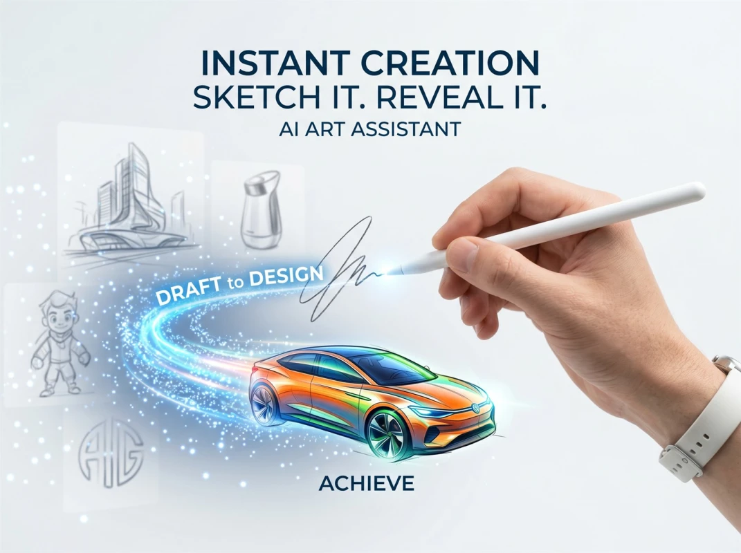 Designers Efficiency Game-Changer - Fast Image AI Sketch-to-Image Ending the Pain of Repeated Revisions