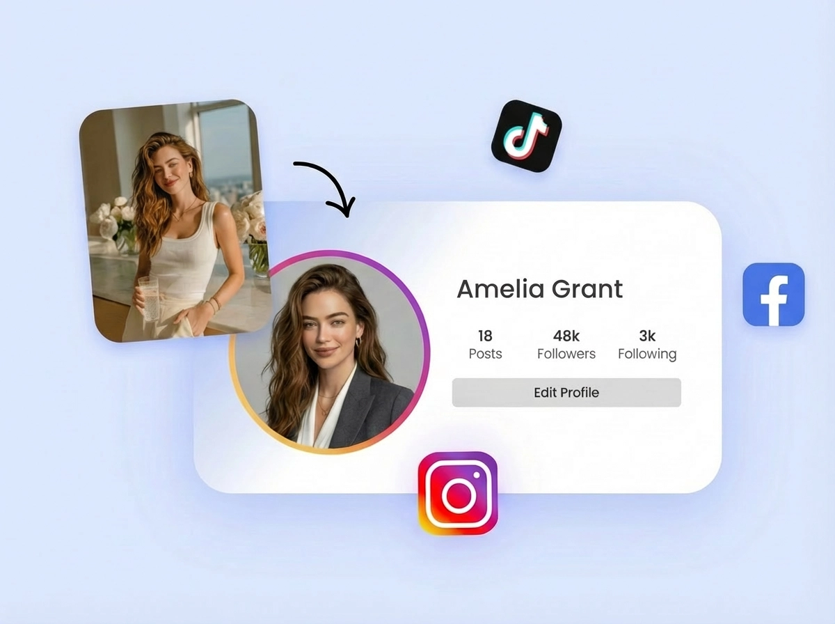 Stand Out on Social Media with Your Signature AI Profile Photo